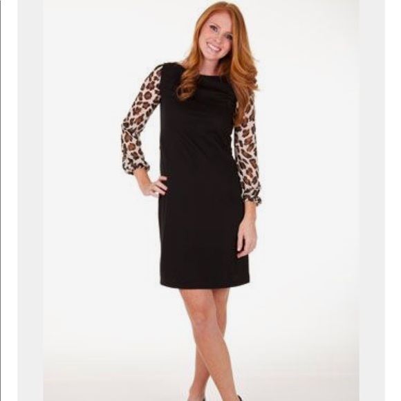 Tracy Negoshian Dresses & Skirts - 1 leftBoutique-Tracy Negoshian Nadine cheetah spkl